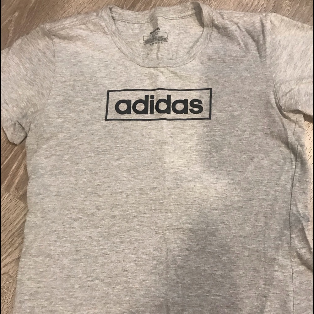 Adidas gray T-shirt small